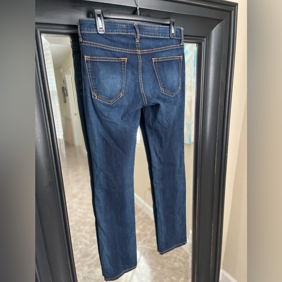 Pilcro And The Letterpress Low Waist Straight Leg Jeans Size 27 - Picture 6 of 8